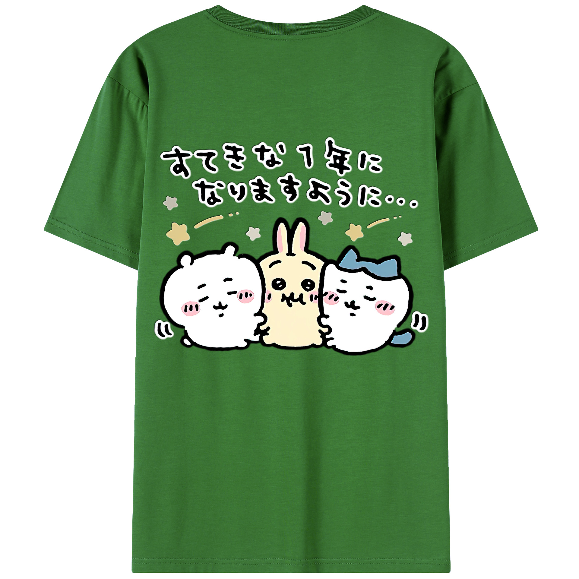 （画像用） ちいかわ ちいかわ Chii-kawa chiikawa レディース半袖Tシャツ(バックプリント)